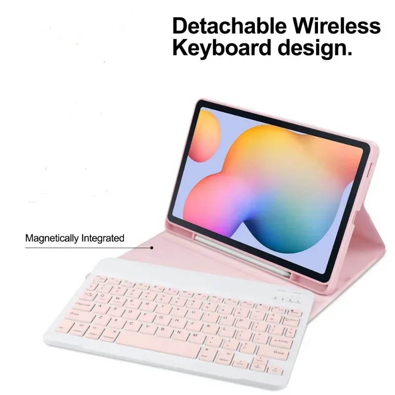 Funda con teclado para Lenovo Idea Tab Pro 12,7, Funda magnética para Teclado Lenovo Idea Tab Pro 2025 TB373FU