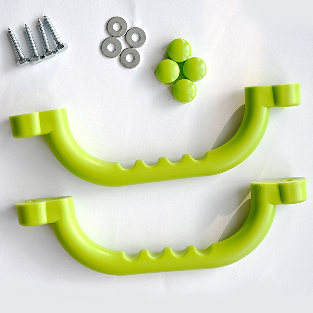 4 Pack - 37 Inch Playground Ladder Handles | Metal Monkey Bars For Treehouse & Playhouse Safety