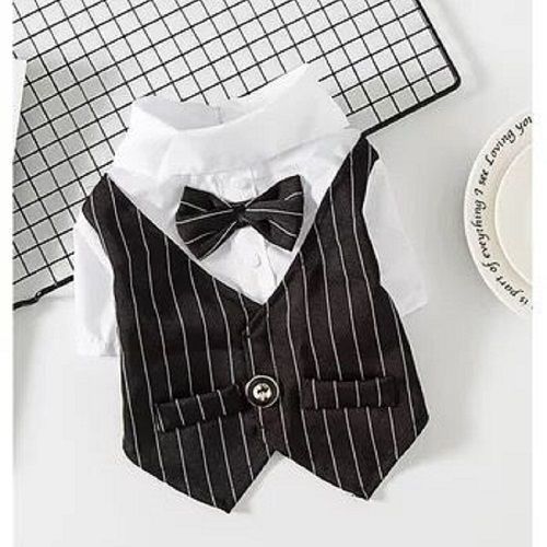 Pet Party Gentleman Dog Wedding Suits Formal Shirts for Small Dogs Bow Ties Dog Clothes Tuxedos Pet Cats Trend Clothes: B / M