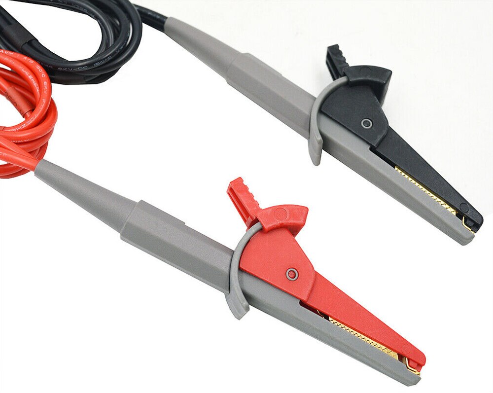 ZIBOO-LC02 LCR Meter Test Leads Lead Terminal Kelvin Clip Wires for UNI-T UT612 / UT611
