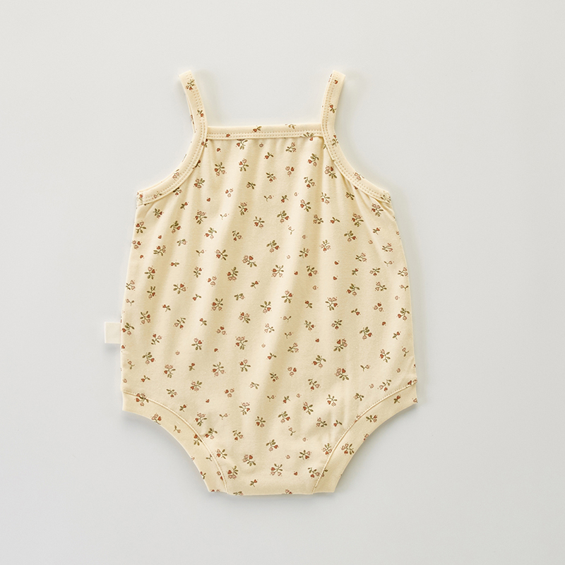 Zomer Baby Meisjes Kleding Sling Kinderen Jumpsuit 3M-36M Baby Meisjes Bodysuits Katoen Bloemen Soft Kids Romper roupas De Bebe