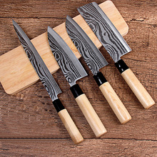 Damaskus kokknive japansk laks sushi knive rustfrit stål sashimi køkkenkniv rå fiskfilet lag cooki kniv