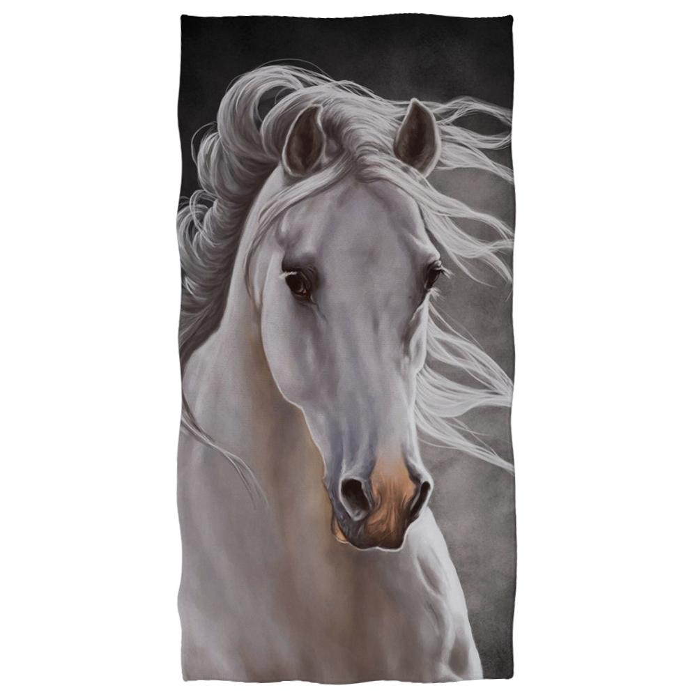 3d Horse Printed Quick-drying Towel for Travel Camping Beach Beauty Gym Microfiber Sport Towels Soft Face Hand Bath Car Towel: YY4370 / 75x35cm-Z30