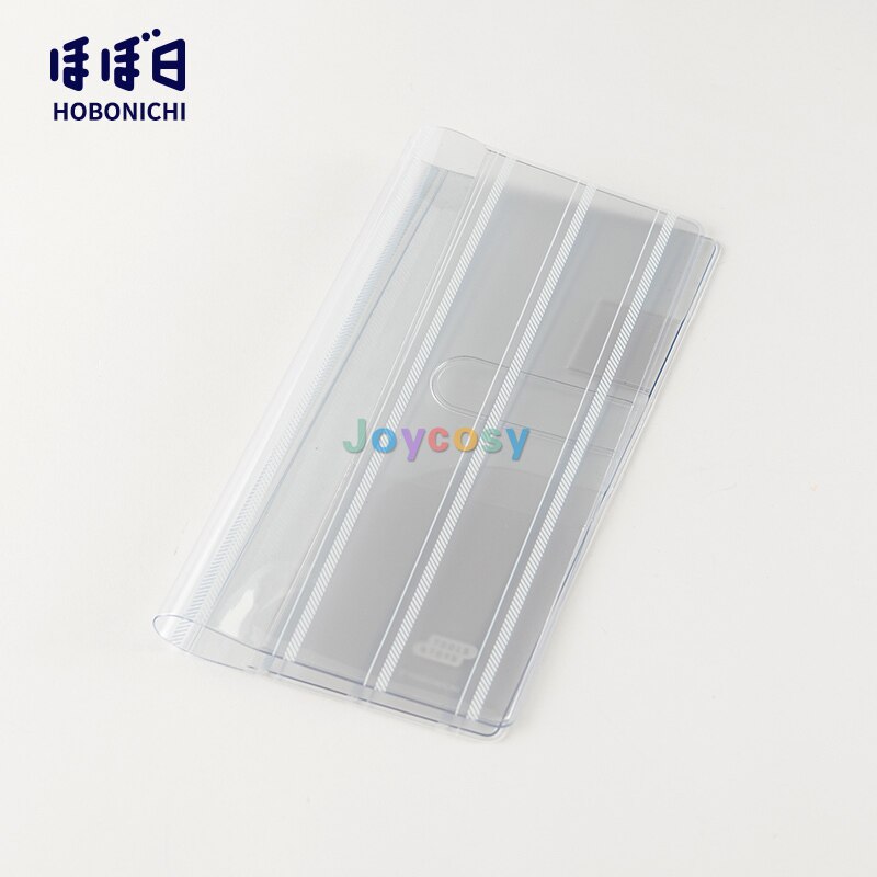 Hobonichi Cover Op Cover "Strepen" Voor A6/A5/Week Size Accessoires Clear Kleur, zachte Pvc Notebook Cover Protector