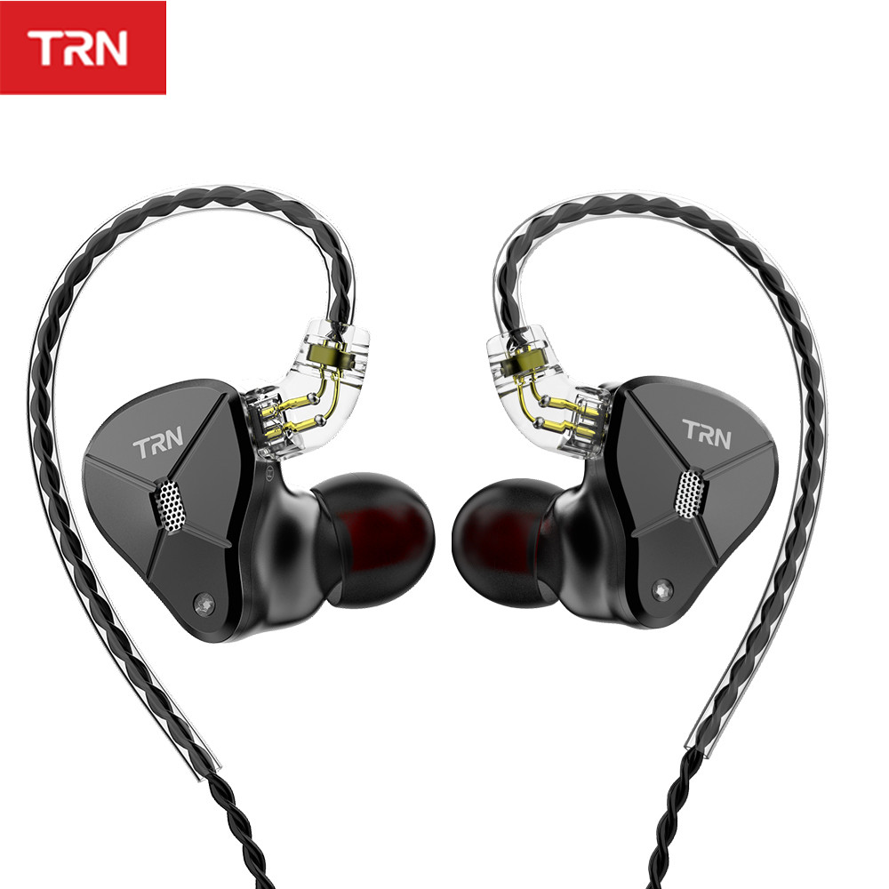 TRN BA5 5BA In Ear Earphone Metal IEM HIFI Monitor Running Sport Headset Stage Resolution Detachable 2Pin V90/ZSX/C12/AS10