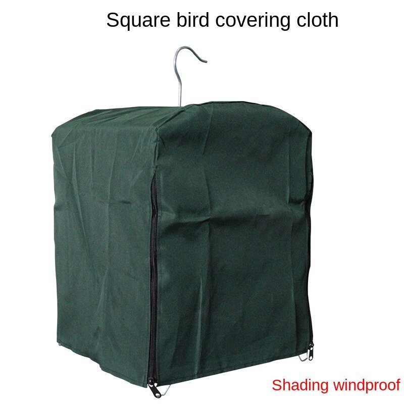 Dustproof Birdcage Cover Velcro Zipper Bird Cage Cover Polyester Waterproof Shading Myna Parrot Cage Accessories ZA279