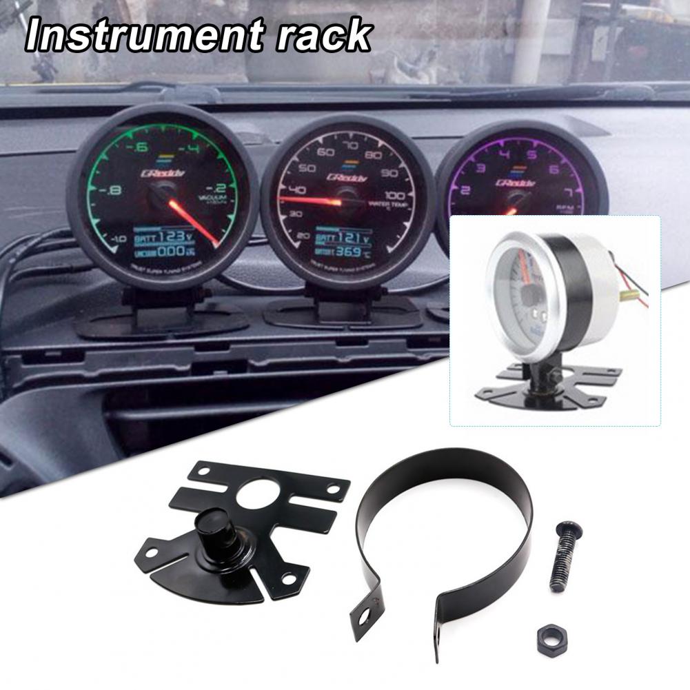 Meter Mount Holder Practical Vehicle Gauge Pedestal Mount Black Meter Pod Mount