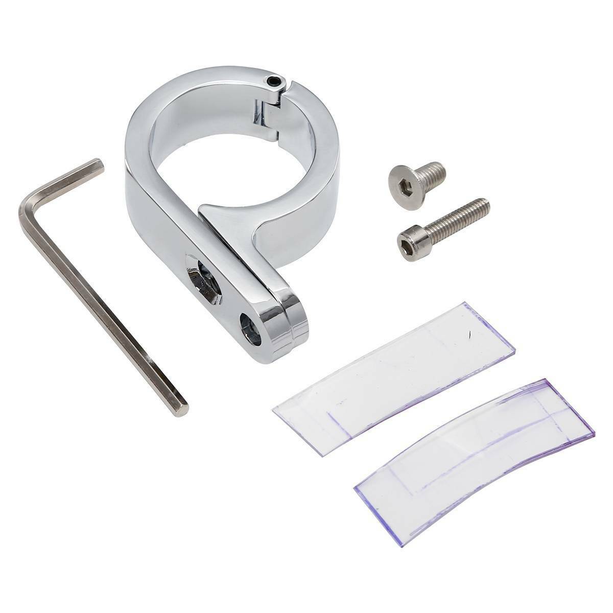 Universal Motorcycle Handle Bar Mounts Clamp Clock 32mm 1 1/4" 1.25" For Harley