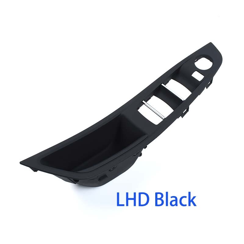 LHD Driver Side Interior Door Handle Panel Cover for BMW 5 Series F10 F11 F18 520 523 525 528 530: LHD Black