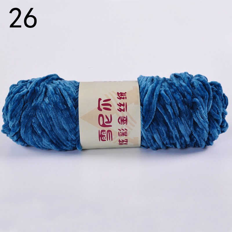 100g Chenille Yarn for Hand Knitting Toys Crochet Plush Threads Woolen Yarn Sewing Ball of Wool Knit DIY