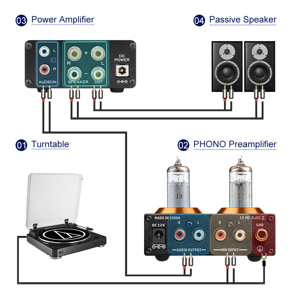 AIYIMA Tube T3 HiFi przedwzmacniacz karta audio rura próżniowa 6A2 przedwzmacniacz gramofonowy przedwzmacniacz gramofonowy DIY wzmacniacze dźwięku mocy