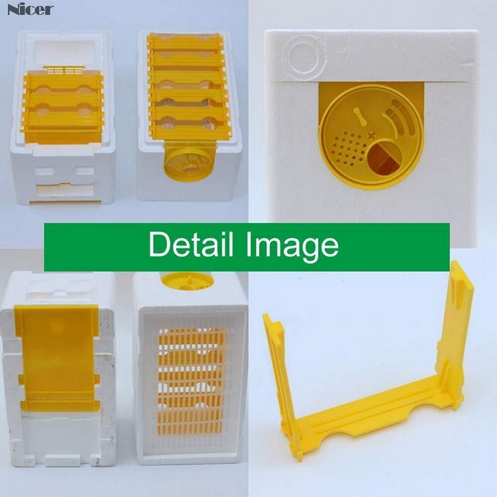 Harvest Bee Hives Box Foam Beekeeping King Box Pollination For Bee Pollination Beekeeping Equipment Tool Home Hive House Case
