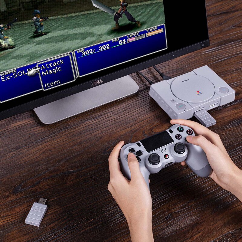 BEESCLOVER 8bitdo Adaptateur USB Sans Fil Bluetooth Récepteur USB Pour Nintend Commutateur Windows Mac Pour PS4/PS3/Xbox one Consola d30