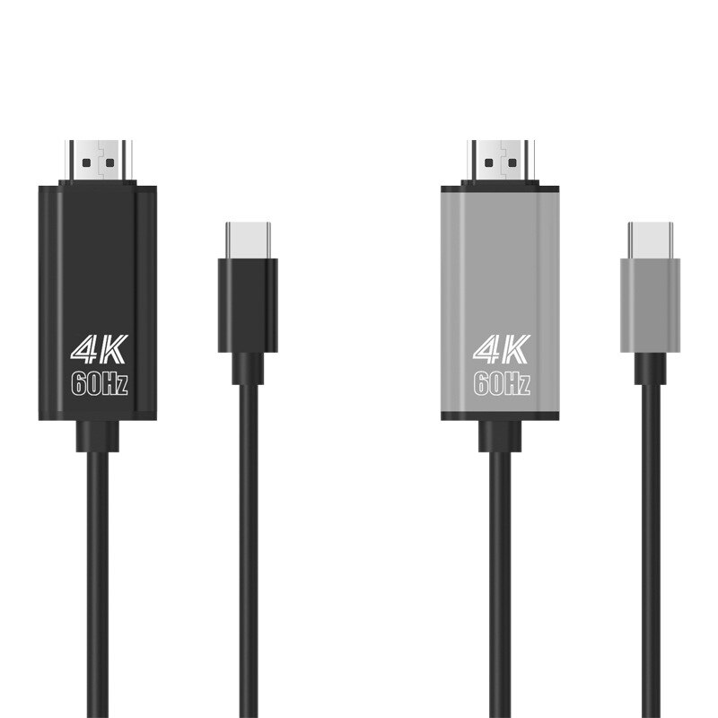 Kabel wyświetlacza type-c do HDMI 4K 60Hz S10 do telewizora z dużym ekranem MacBook do HD