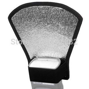 2 Stuks Camera Flash Diffuser Softbox Zilver En Wit Reflector Voor Nikon SB-800 SB-600 Yongnou Voor Canon 580EX 550EX 540EZ 430EX