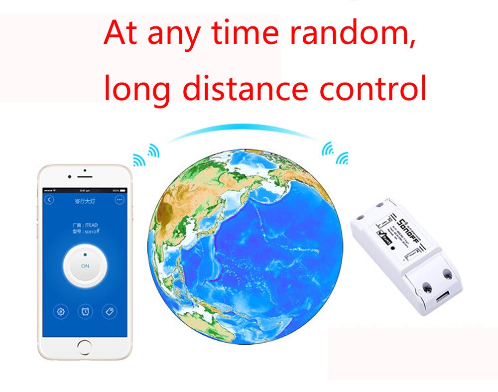 Grundlæggende trådløs wifi-afbryder fjernbetjening automatiseringsmodul gør-det-selv timer universal smart home #5