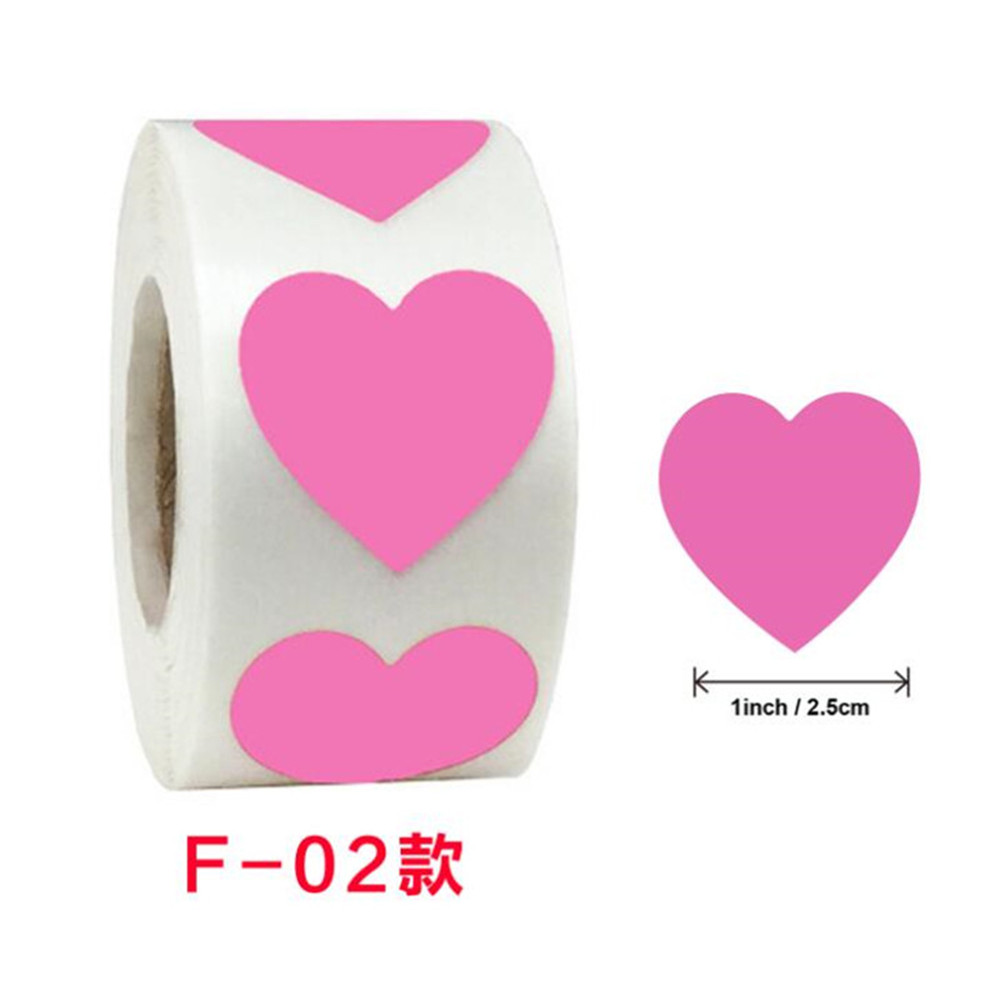 500 tarraa/rulla 2.5cm tyhjää valkoista pyöreää itseliimautuvaa tarraa, valkoiset sydäntiivistystarrat: Keltainen