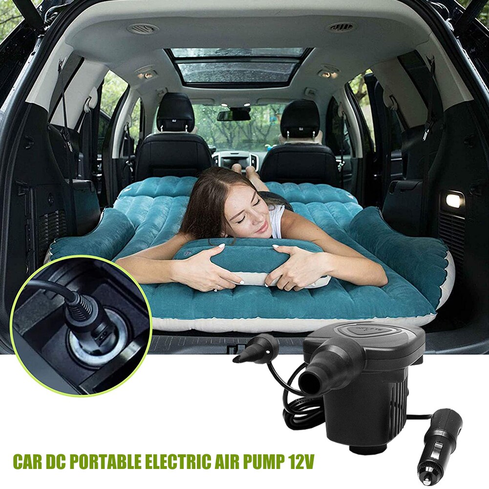 3600Pa DC 12V Electric Air Pump 50W Outdoor Kayak Inflatable Toys Airbed Boat Cushion Swimming Pool Yoga Ball Sofa Inflator