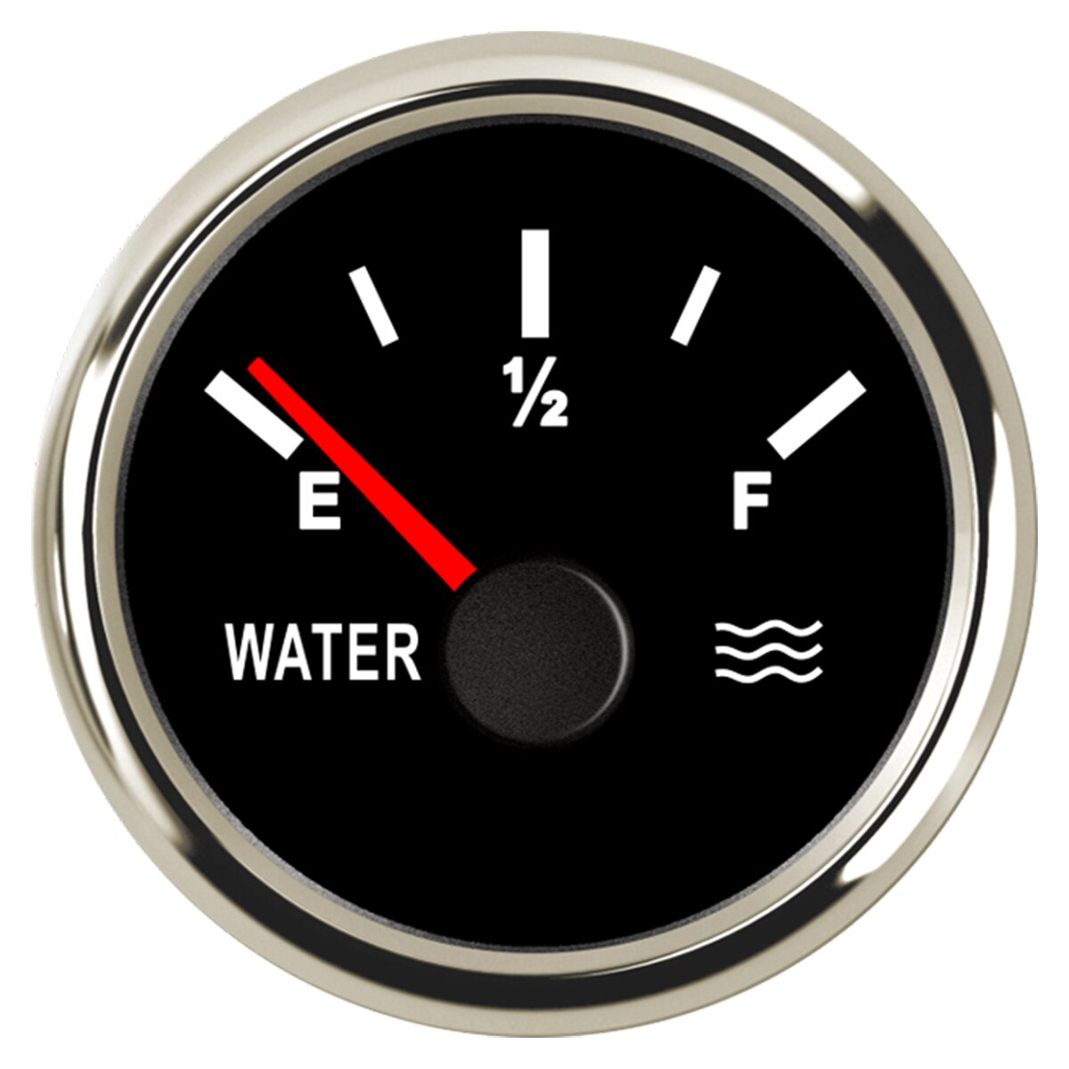 52mm 0-190ohms ship water level gauge stainless steel ship water tank level gauge tool white/black durable