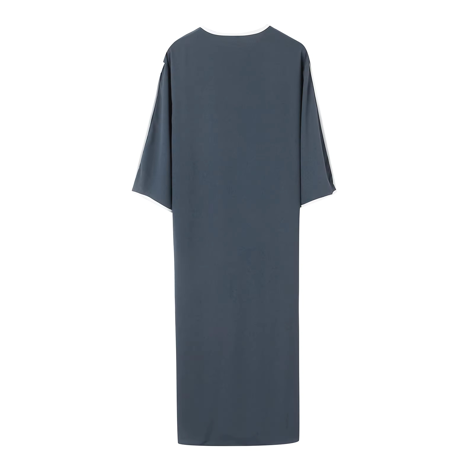 Túnica bordada y lujosa de estilo marroquí musulmán para hombre, bata informal holgada de manga corta para adoración navideña para hombre