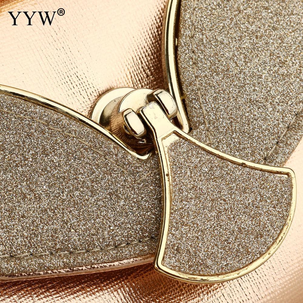 Gold Evening Clutch Tassen Voor Vrouwen Lederen Luxe Portemonnees Handtassen Vrouwelijke Avondtassen Kleine Wedding Party Bag