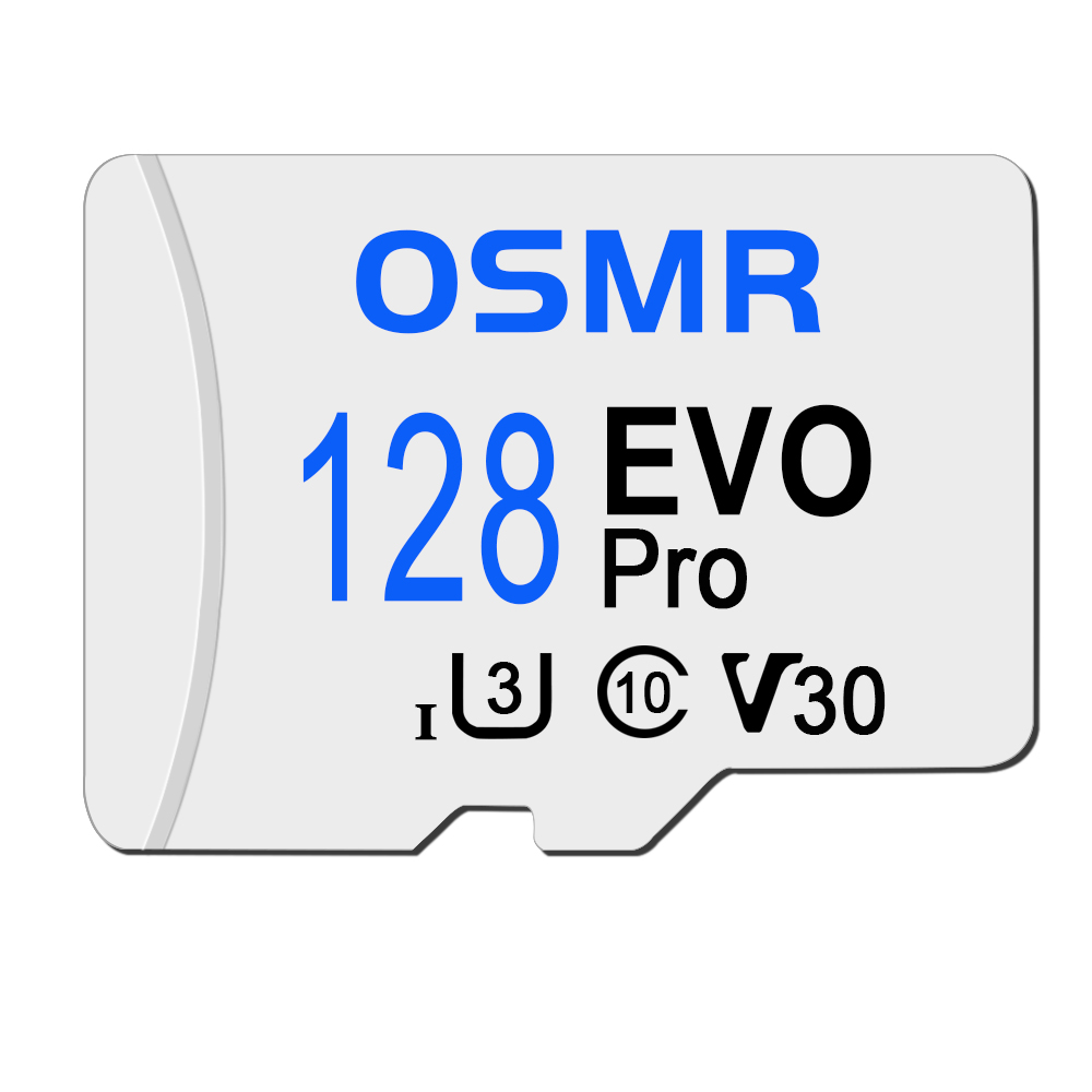 Osmr memory card micro 256/128/64/32gb tf card  a2 u3 class 10 mini tf card  u3 tf card for mobile phone car device computer: 128 gb