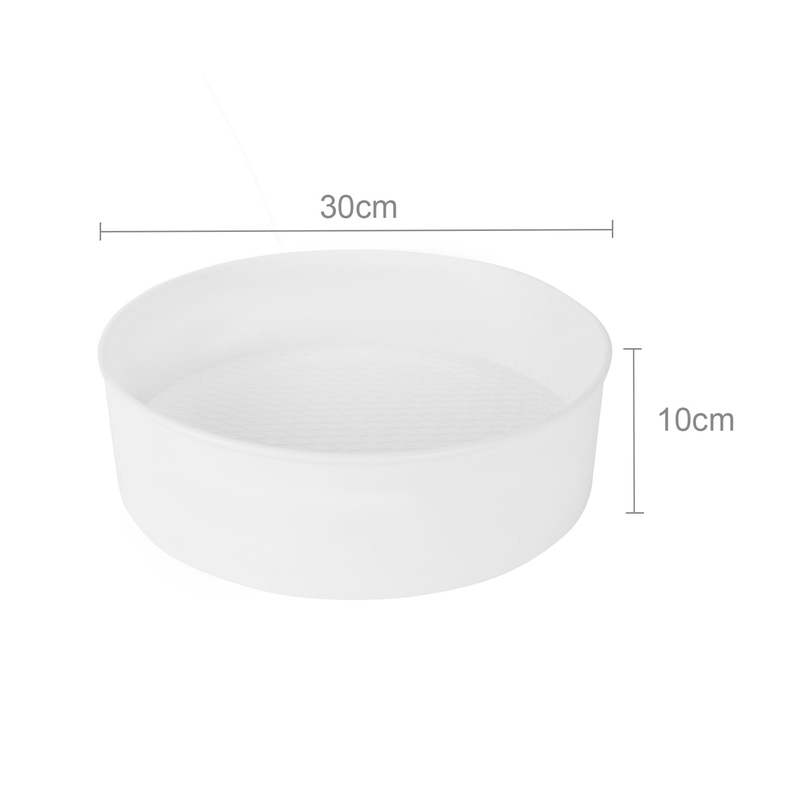 360 Rotating Storage Tray Kitchen Spice Jar Food Snack Tray Home Seasoning Spice Racks Organizer Multifunctional Storage Plate: L - 30cm