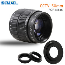 50 Mm F1.4 Cctv Tv Movie Lens + C Mount + Macro Ring Voor Nikon 1 AW1 S2 J4 J3 j2 J1 V3 V2 V1 Mirrorless Camera C-NI