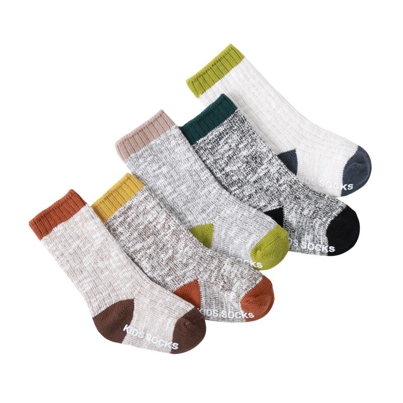 Kindersokken voor meisjes jongens katoenen verdikking kleding accessoires kniekousen voor meisjes kinderen lente antislip hoge sokken