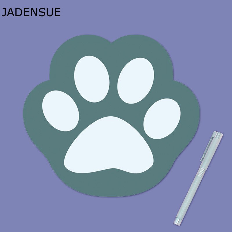 Mouse Pad Rubber Cute Cat Paw Pattern Anti-Slip Mice Comfortable Desk Mats for Laptop PC Computer Pad Game Mousepad Deskpad: 280x260x3mm 19