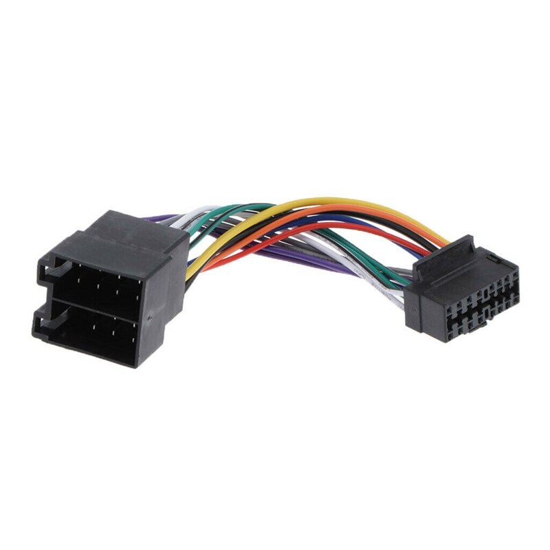 16 Pin Car Stereo Radio Harness ISO for Sony Radio to ISO Radio Play Plug Auto Adapter Wiring Harness Connector: Default Title