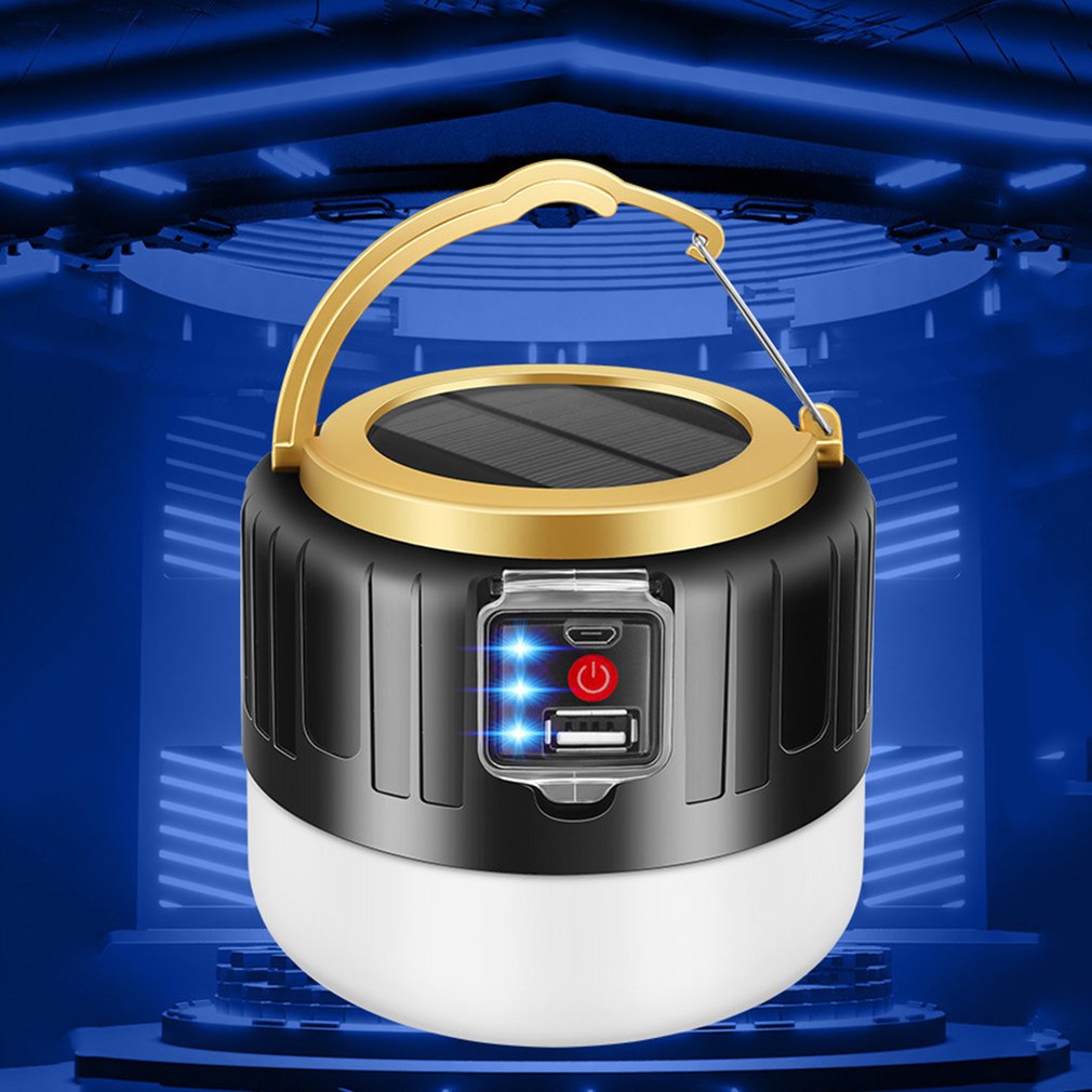 Led Solar Usb Oplaadbare Afstandsbediening Licht Milieubescherming Solar Elektrische Display Draagbare Tent Licht