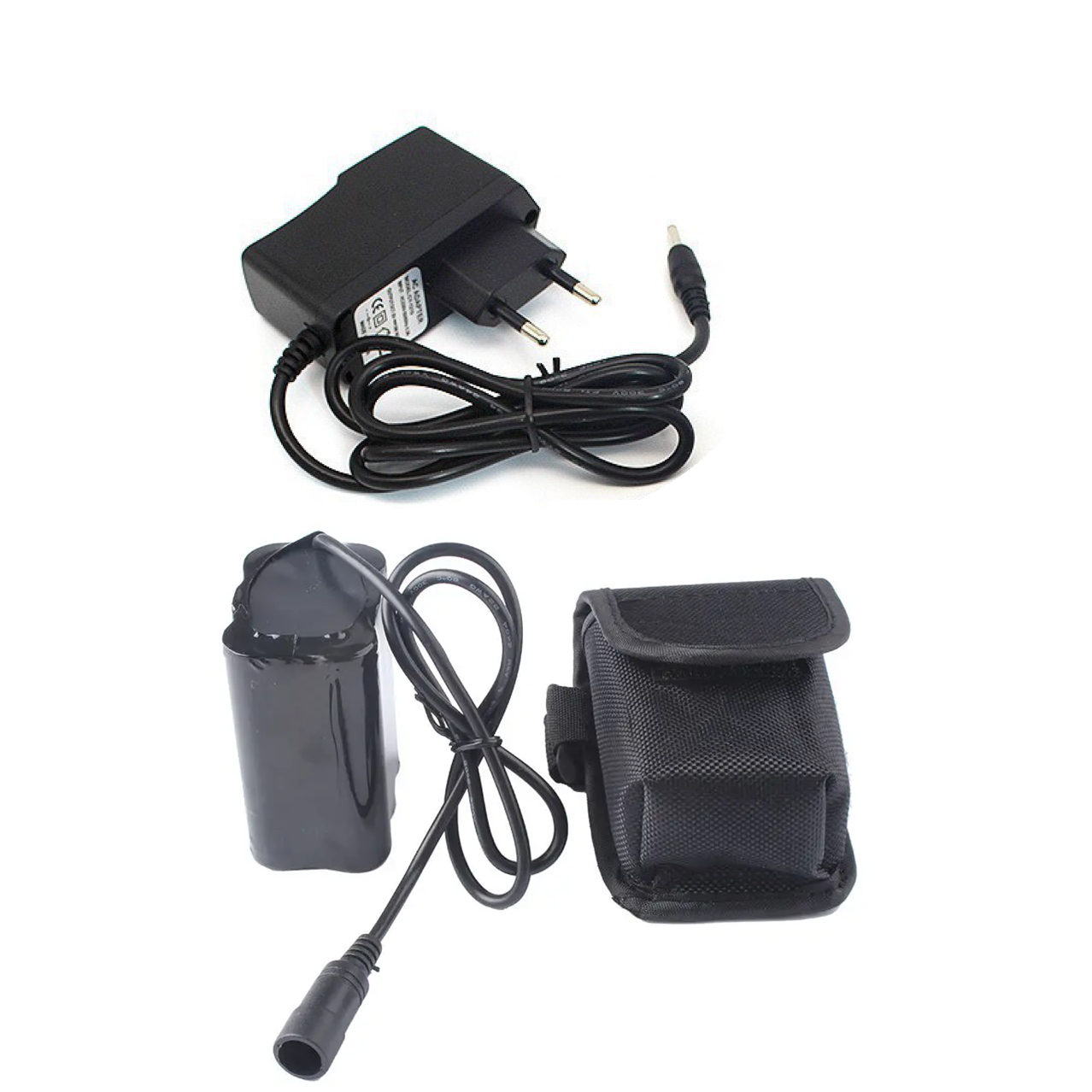 8.4V 12000mAh 6x18650 Rechargeable Battery Pack Real Capacity Li-ion battery for LED Light Headlamp Camping light Flashlight: GRAY