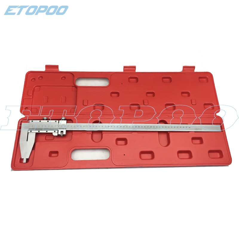 0-500mm Heavy Duty Vernier Caliper 500mm 20inch Slider Vernier Caliper Measuring Tools Gauge With Nib Jaws