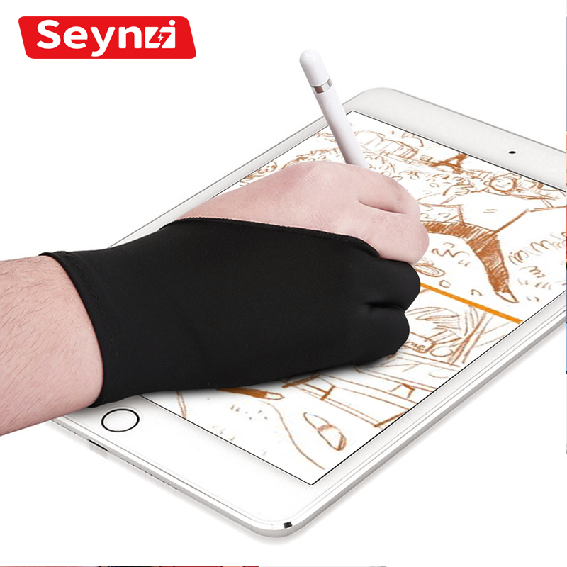 Zwei Finger Stift Stift Handschuhe Zeichnung Tablette Kapazitive Bildschirm Bleistift Handschuh Für Ipad Clever Telefon Anti-berühren berühren Stift handschuh