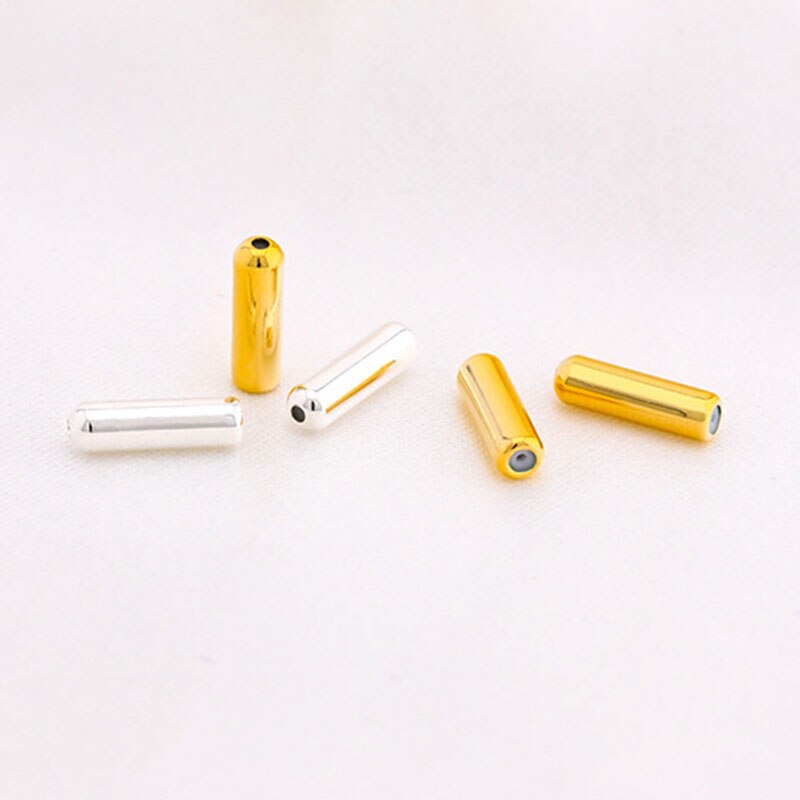 20pcs Brooch Pins Stoppers End Cap With Silicone Plug Tie Pin Post Back Plugging for DIY Jewelry Making Accessories