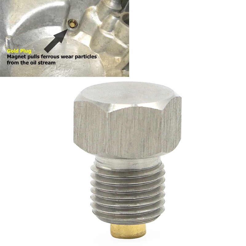 For Harley Buell Stainless Steel Magnetic Drain Plug HP-01 Replace 60328-98B 60328-98A Oil Drain Plug Bolt Nut Magnetic