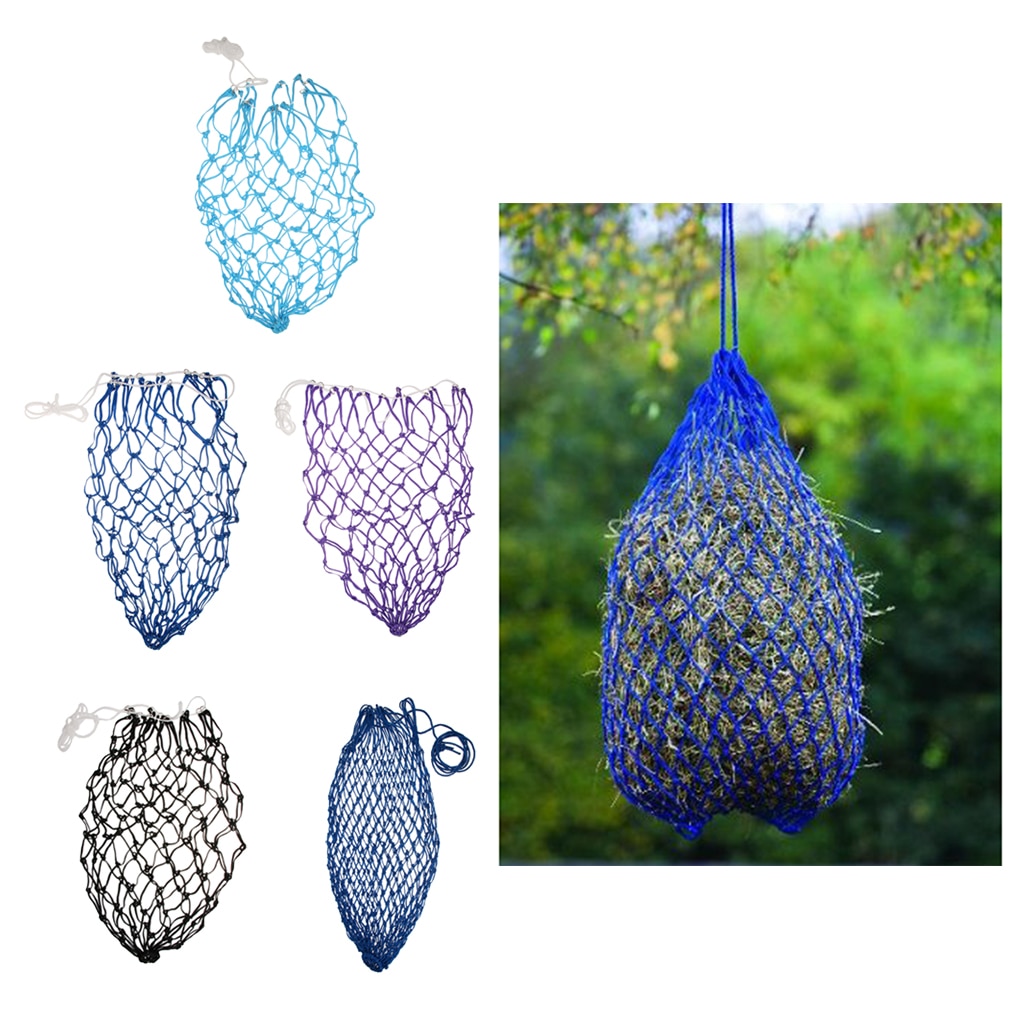 Durable 92cm/ 36" Nylon Slow Feed Hay Net for Horses