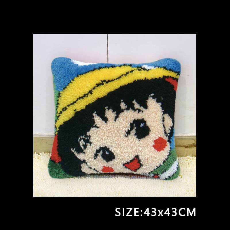 Latch Hook Kits Diy Do It Yourself Sofa Shape Europe Cushions Needlework Mat Lovely Knooppakket Blank Canvas Sofa Shape Cushions: BZ172