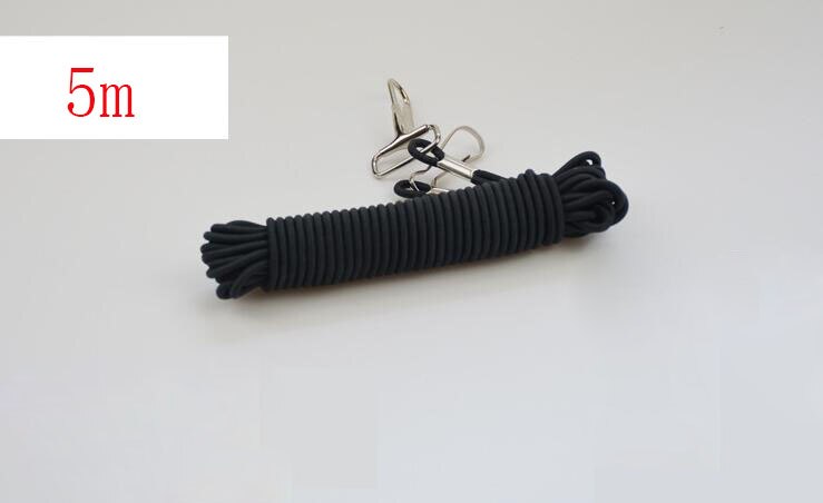 1Pcs Fishing Retention Rope 5m 8m 10m 15m Elastic Rubber Protector Rope Line Lanyards Boating Ropes Fishing Tackle
