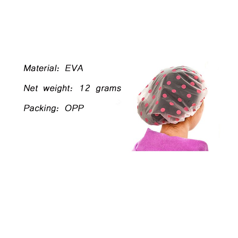 Reusable Shampoo Shower Cap Wash Hair Safe Bathing Waterproof Elastic Cap Children Kids Shampoo Hat EVA Material Shower Products