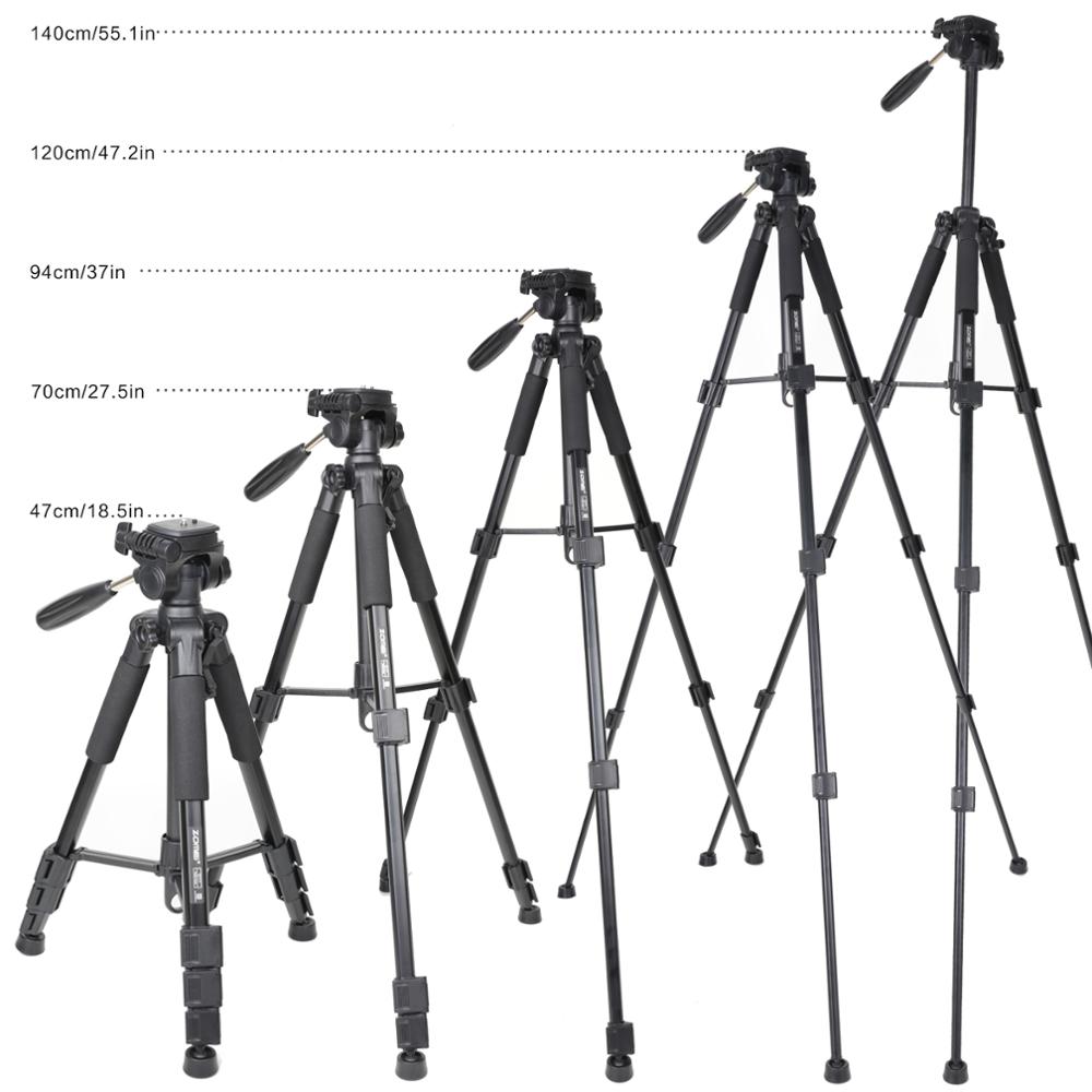 ZOMEI Q111 Professionelle Aluminium Stativ Tragbare Leichte Kamera Stativ mit Pfanne Kopf für Smartphone SLR DSLR Digital Kamera