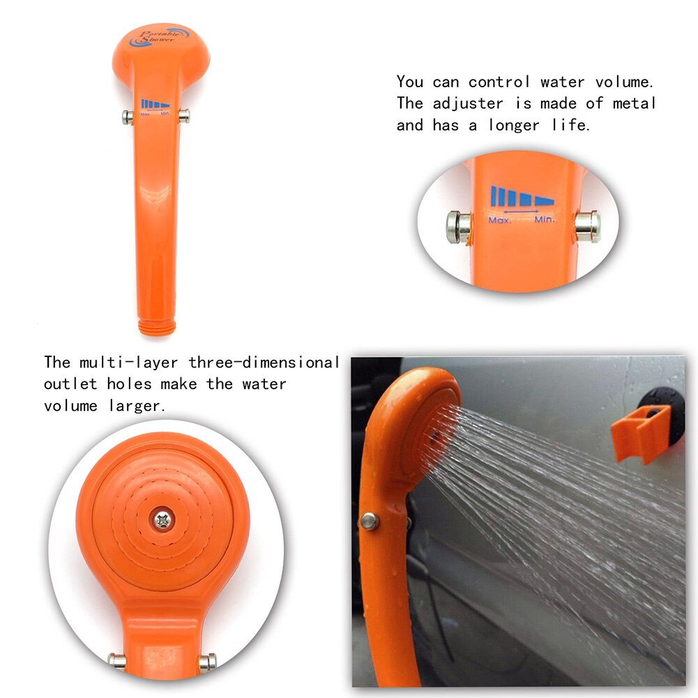 3 Kleuren 12V Elektrische Auto Plug Outdoor Camper Caravan Van Camping Reizen Douche Auto Caravan Wandelen Reizen Douche Pomp pijp Kit