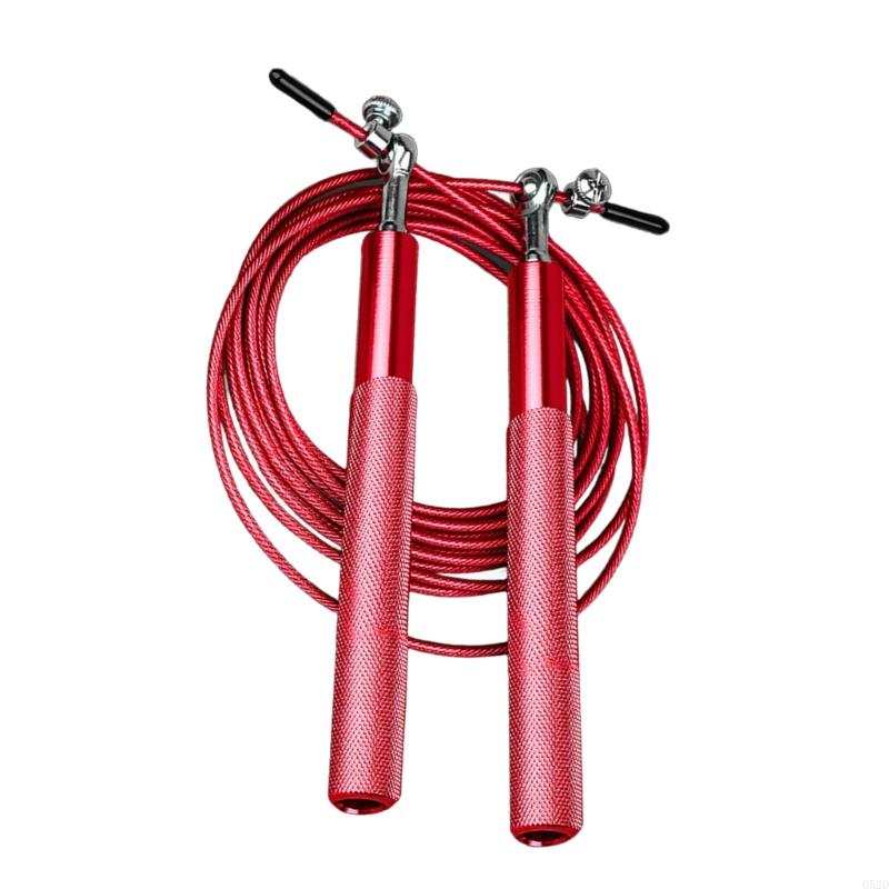 920L Aluminum Alloy Handle Telescopic Jump Rope 360 Degree Bearing Rapid Speed Skippings Rope for Workout Exercise