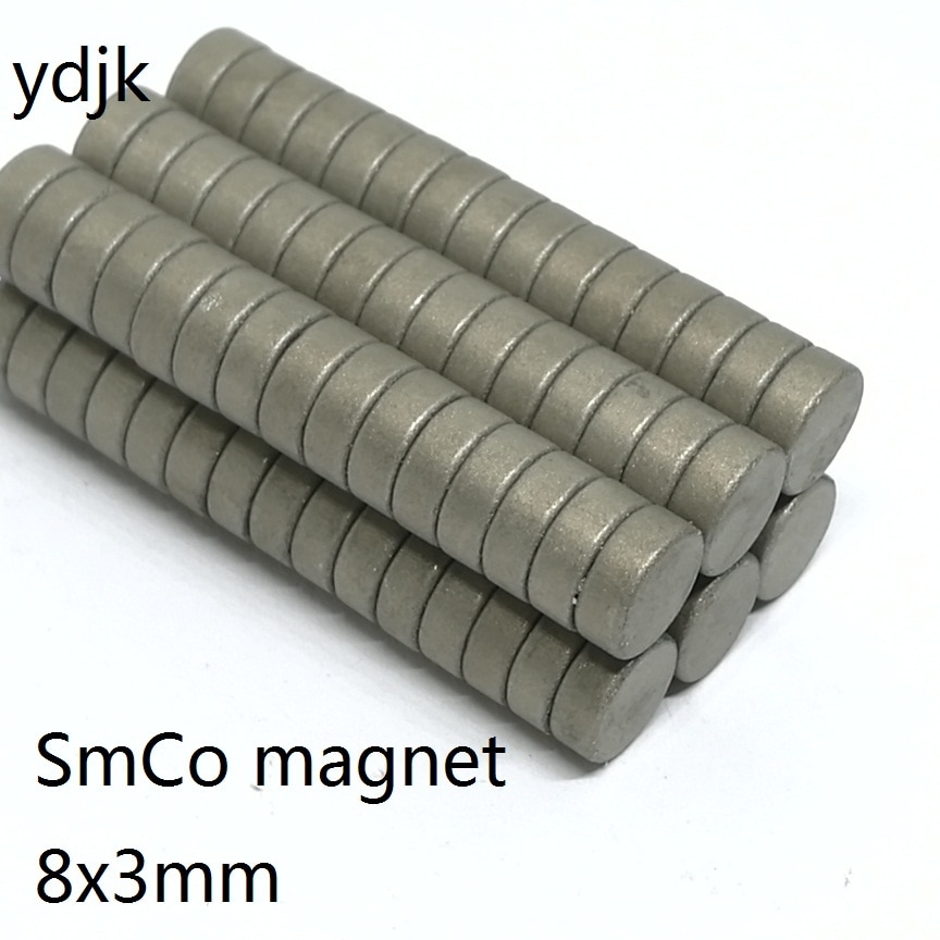 10 20 50 100 Stks/partij Smco Magneet 8*3 Hittebestendig 350 Graden Super Sterke Mm Magneet 8X3