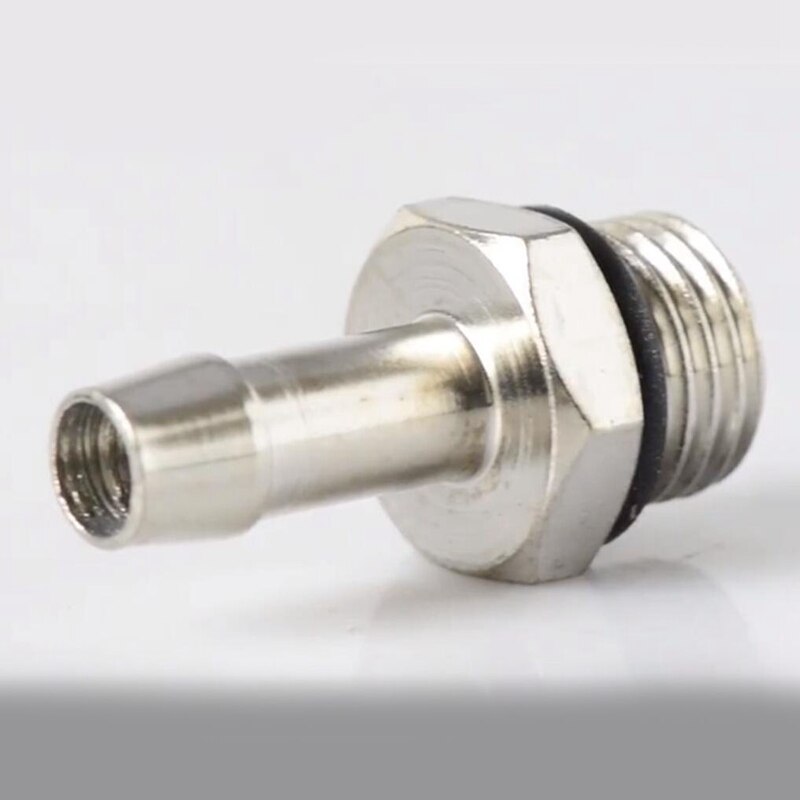 Single Fuel Pump Surge Tank Oil Catch Can Compatible Fuel Tank 8MM AN8 Black Fuel Pump