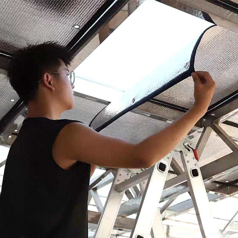 Window Sun Shade Film Home Sunshade Protector Pad Indoor Aluminum Foil Insulation Film House Anti-UV Sun Protection Pad