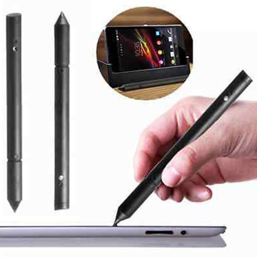 2 In 1 Touch Screen Pen Stylus Universal Pen Capacitieve Stylus Pen Rubber Nib Voor Iphone Ipad Samsung Tablet Telefoon pc