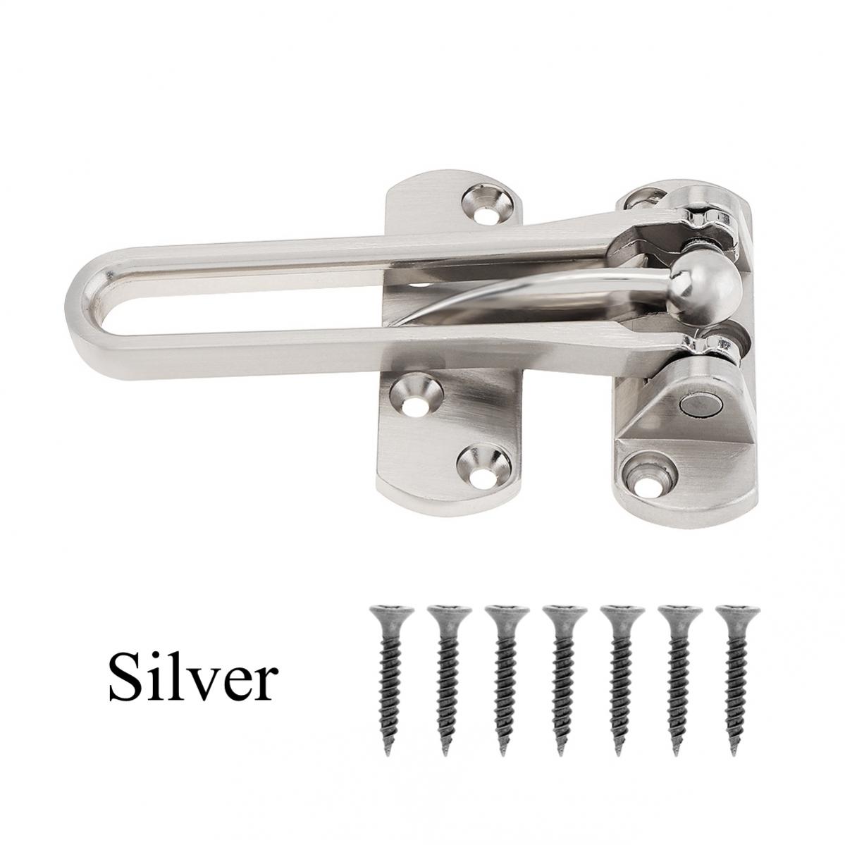 Door Bolt Home Anti-theft Room Door Bar Door Lock Latch for Home &amp,Hotel Security Door Chain Lock U Swing Front Door