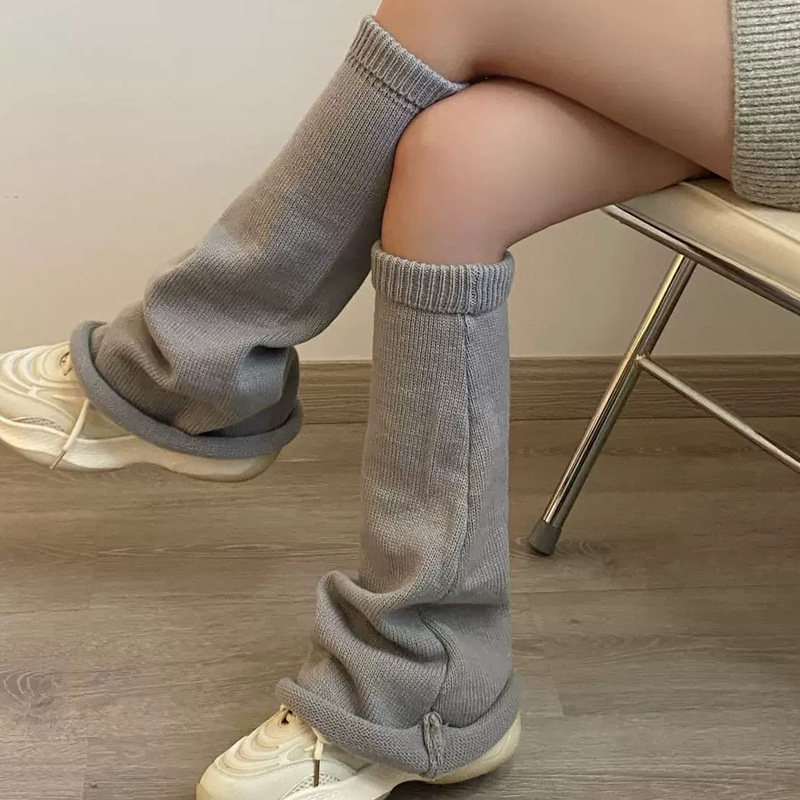 lolita gothic meias femininas doces japoneses botas femininas lolita socks: light grey